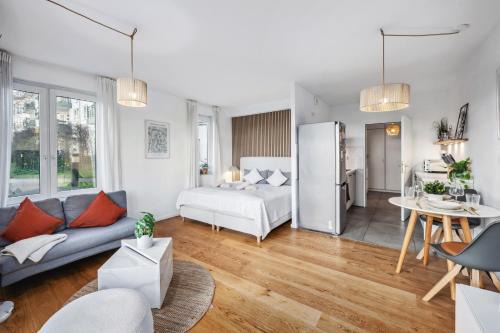 TRABER APARTMENTS Studio Kaffee Terrasse & Parken