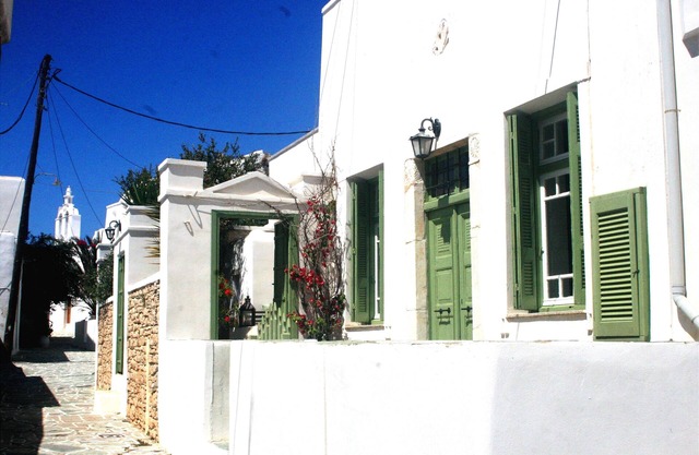 Traditional House Located In The Area Of the Medieval Castro in Chora Village