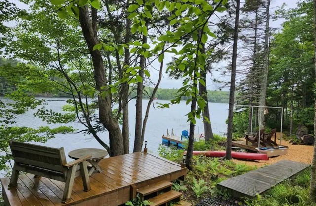 Treehouse overlooking the lake