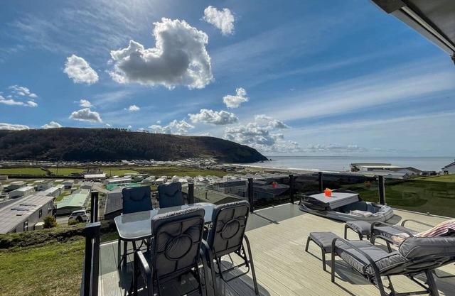 Two bedroom caravan, sleeping four people, perfect for relaxing by the coast.