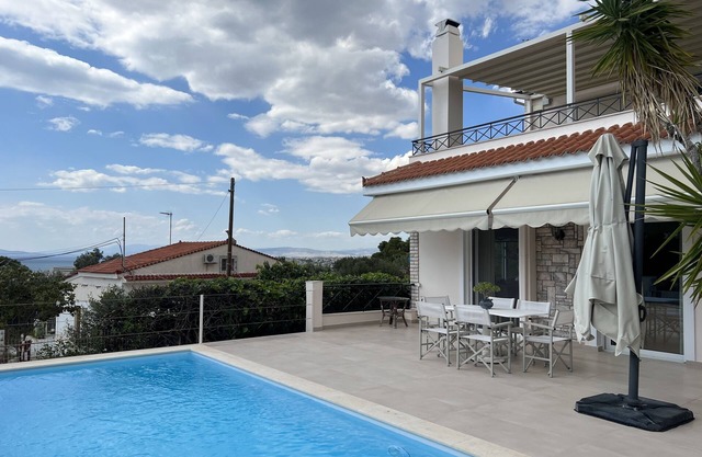 Two-Bedroom Villa Reina with Private Outdoor Pool on Vouliagmeni Hill