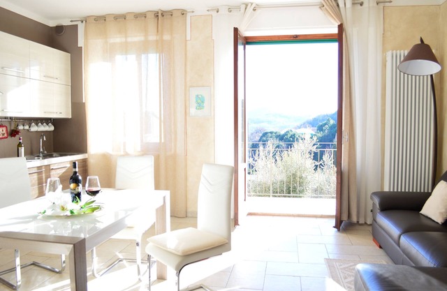 Two bedrooms shining 140sq.mt. wifi fiber apartment with free public parking