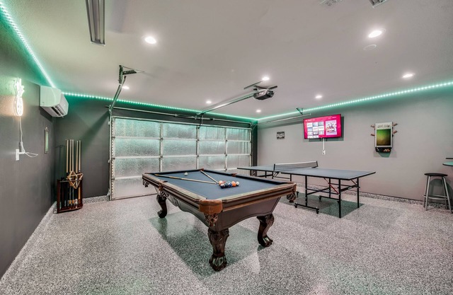 Two Game Rooms with Hot Tub