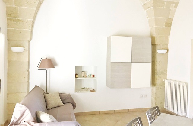 Typical house in Leccese stone, near Otranto and Porto Badisco