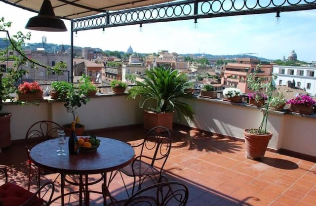 Unique terrace in the heart of Rome