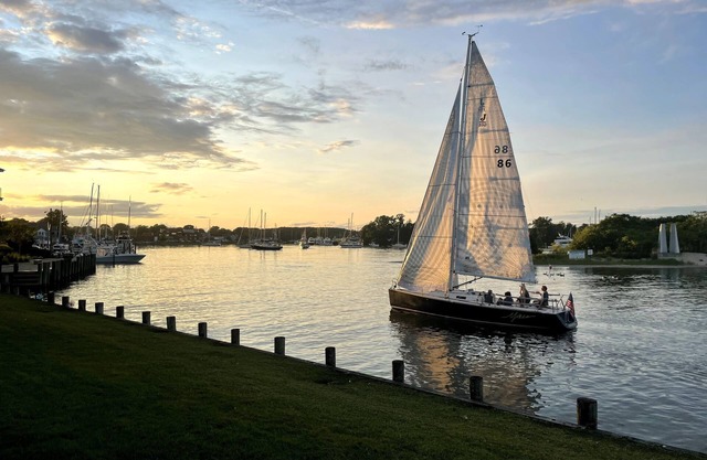 Unique waterfront home w/stunning views, boat slip, walk to historic Greenport