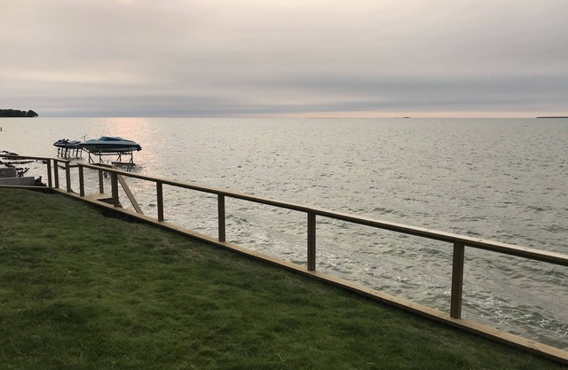 Updated Chalet with Private Beach & Lakefront on Caseville's Sand Point