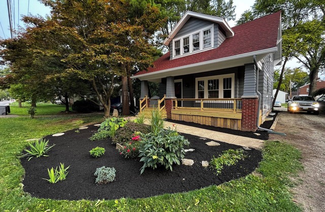 Updated Craftsman home, quiet setting, porch swing overlooking Old Town Park.
