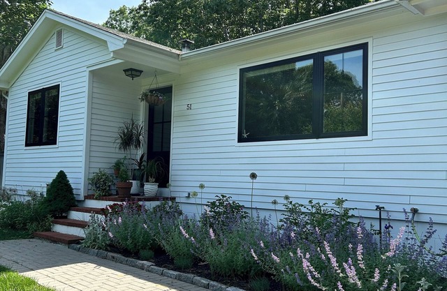 Updated ranch close to beach and farm stand. Private, comfortable and simple.