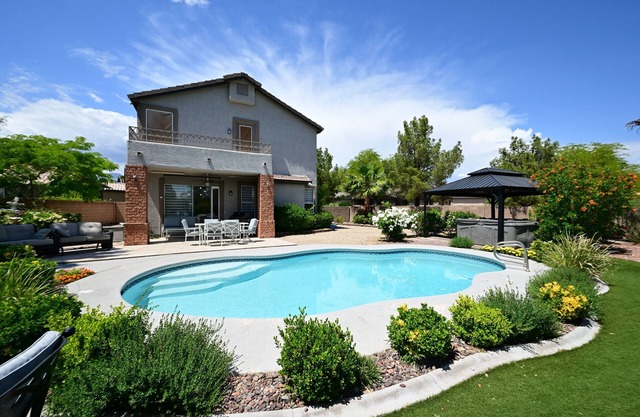 Urban hip retreat with pool and huge back yard