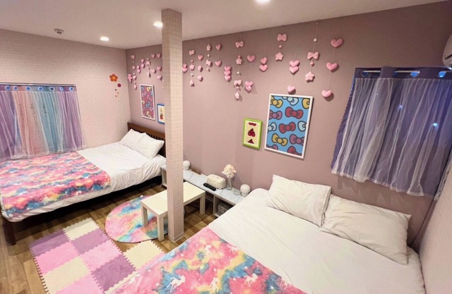USJ 2 stops 5 minUmedaDotonbori 8minKIX direct accessSV2 - Sakura Villa Room 102/Osaka Ōsaka
