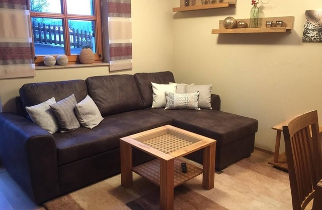 Vacation apartment (45m2) in the basement with terrace