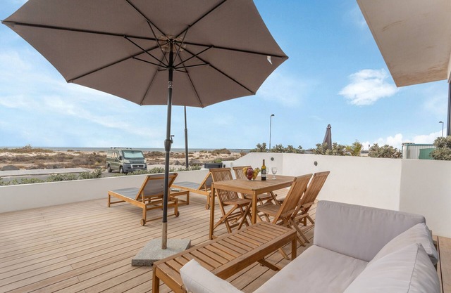 Vacation Apartment 'Maar Suites Cotillo 2 - Seafront' with Sea View, Private Terrace and Wi-Fi