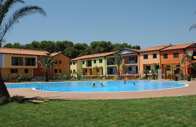 Vacation home in the village blue shore 500 m from the sea with beautiful swimming pool