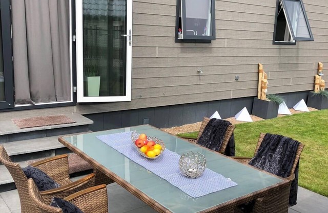 Vacation home with TOP equipment, only 8 minutes walk to the beach, dogs allowed