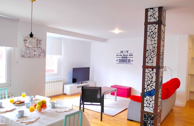 Very bright apartment ideal for visiting La Rioja