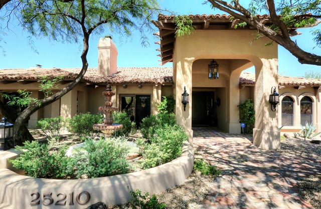 Very Private and Beautiful 3/3 hacienda resort style home in North Scottsdale