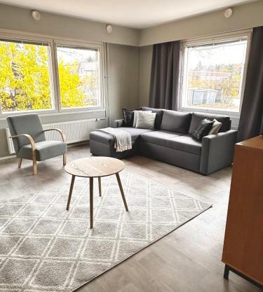 Viihtyisä esteetön saunallinen asunto entisellä paloasemalla