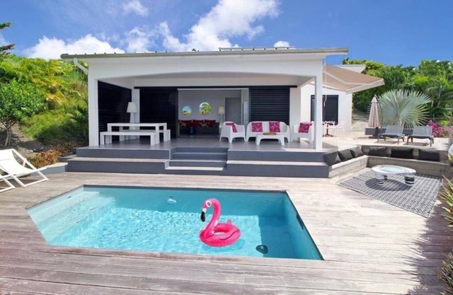 Villa 2 rooms & 2 bathroom with view panoramic on Caribbean sea