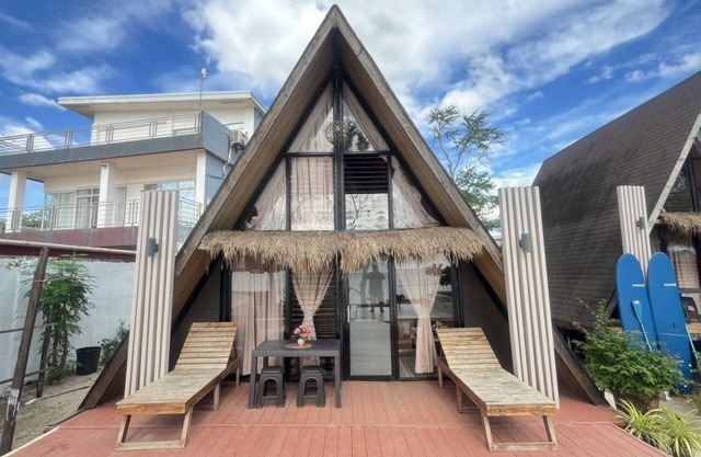 Villa 2- with AC; Beachfront