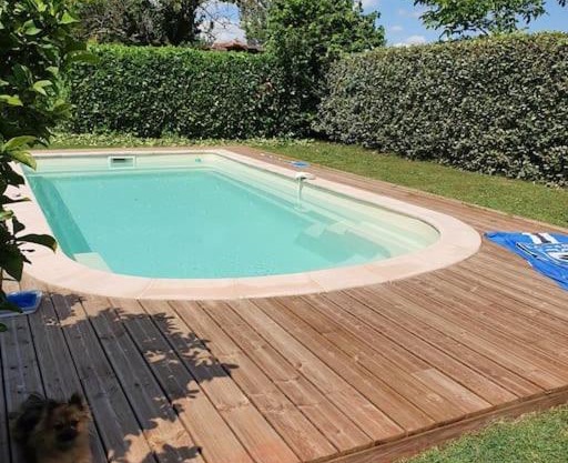 Villa avec piscine, 3 chambres,clim, jardin privé