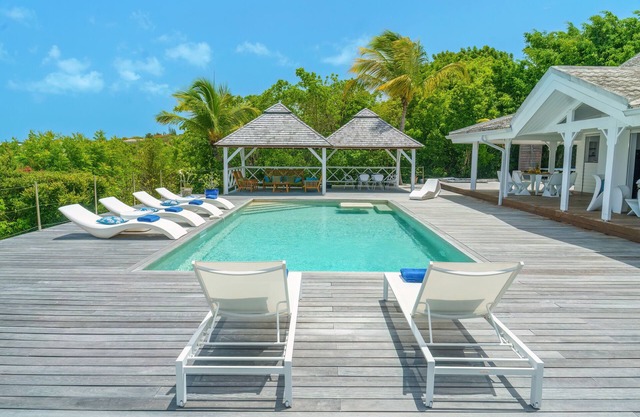 Villa Azur,Saint-Martin, Low Lands , Terres Basses,private pool, jacuzzi, tennis