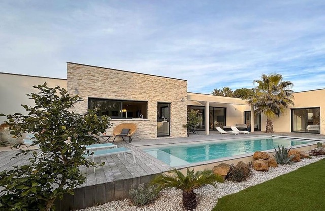 Villa d'architecte Cocoon 200m à pied de la plage