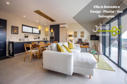 VILLA LE BELVEDERE-DESIGN-PISCINE-VUE-GAILLAC