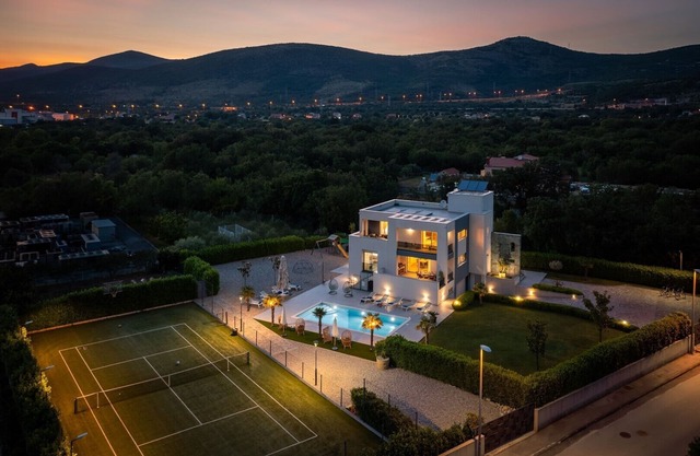 Villa Marijeta exclusive 5 star villa with 50sqm heated pool, 6 bedrooms and playroom