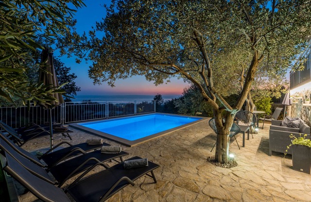 Villa Olive Gardens - with swimming pool, sea view and complete privacy