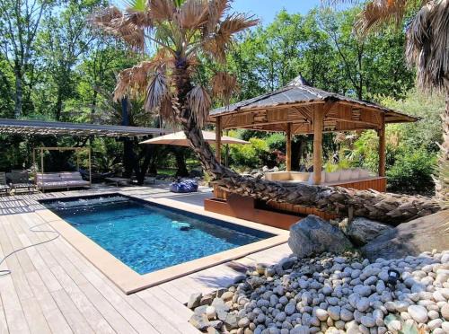Villa PAPAGAYO, piscine chauffée, jacuzzi & sauna