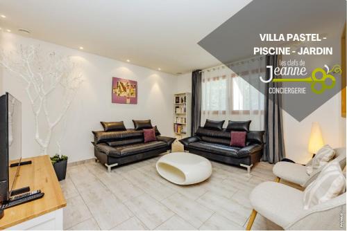 Villa Pastel - Piscine - Jardin