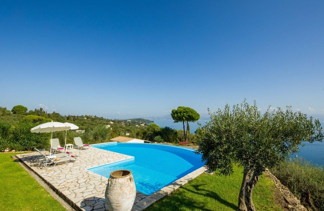 Villa Pelagos undoubtedly has one of the best views in Corfu.