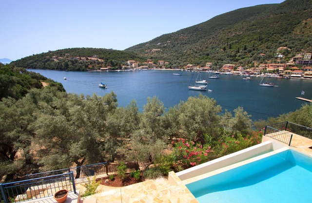 Villa Sivota, Exclusive sea front Villa with 99" Underground Cinema