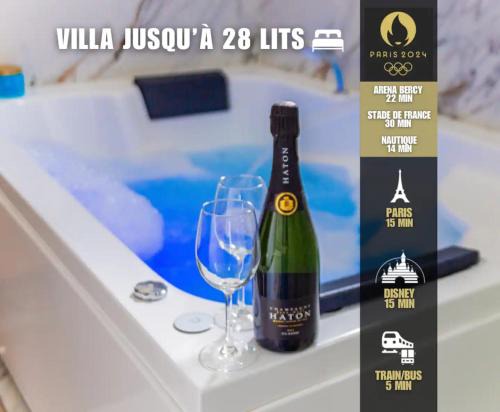 Villa spacieuse proche Disney & Stade de France