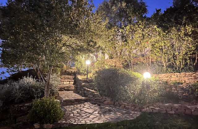 Villa surrounded by a 3000 sqm garden near the beach