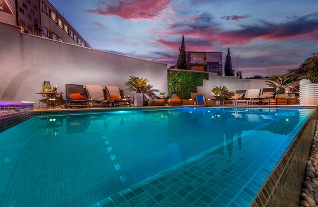 Villa Vikor with large private swimming pool and jacuzzi.