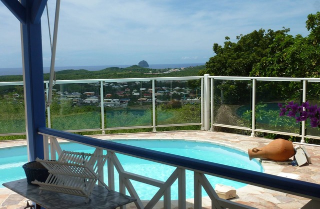 Villa with private pool, sea view/Diamond rock, 3 bedrooms, 2 shower rooms, 2 toilets,