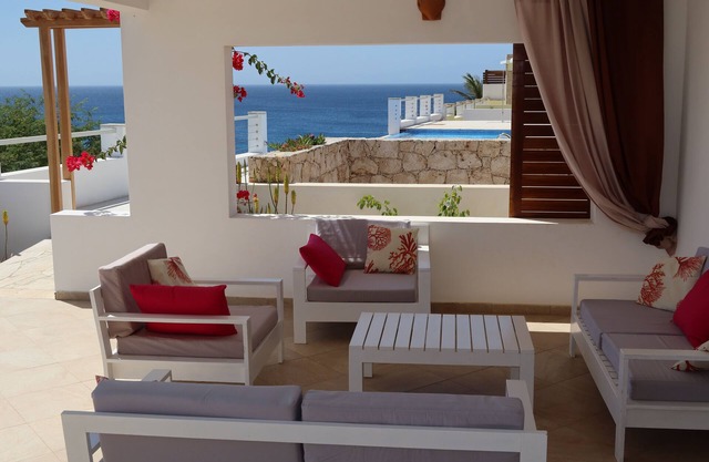 Villa with private pool, Island of Maio archipelago of Cape Verde terraces ocean view