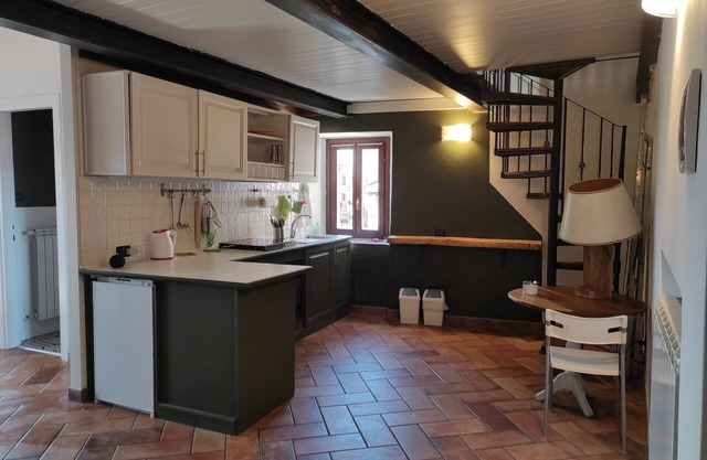 Village of Sutri along the Via Francigena renovated bright