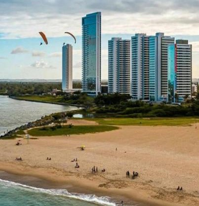 Vista para o Mar - 05 modelos de Apt - Quarto com Ar - Opção de Café da Manhã