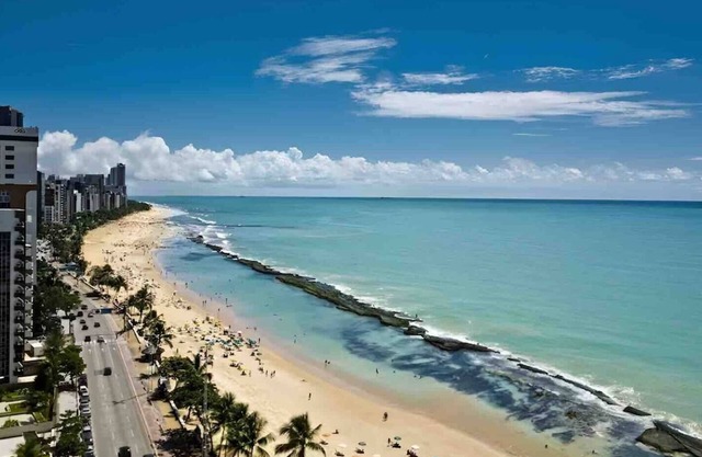 Vista rio/mar, próximo sítio histórico Olinda e Recife, Boa Viagem, Carnaval