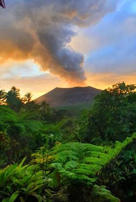 Volcano island paradise