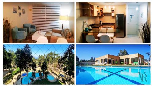 VR | Algarrobo Playa Mirasol 5PAX mar cerca, piscina, hermosa decoración, parking free