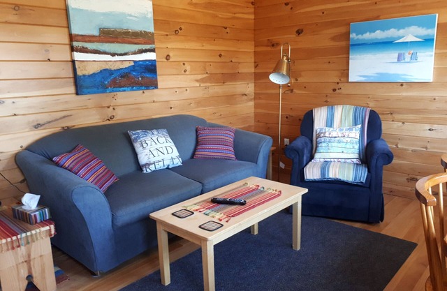 Walk to Stanhope Beach from our private 2 bedroom well equipped cottage.