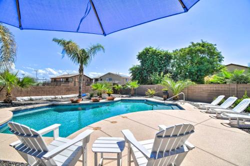 Walk to Surprise Stadium Villa with Covered Patio!