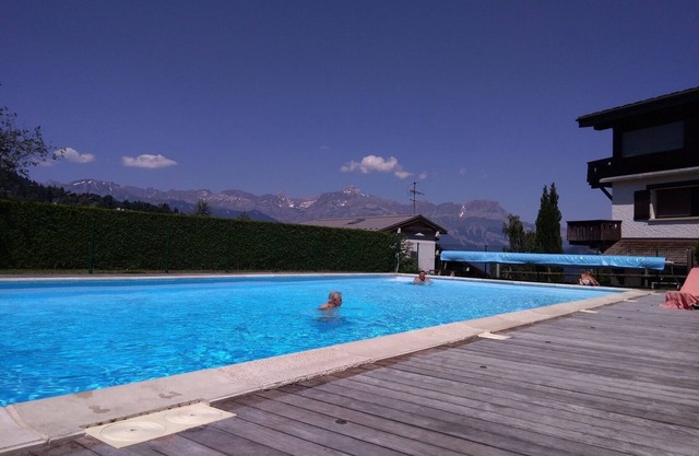 WARM AND COSY STUDIO - St GERVAIS MT BLANC (74) - SWIMMINGPOOL in summer -