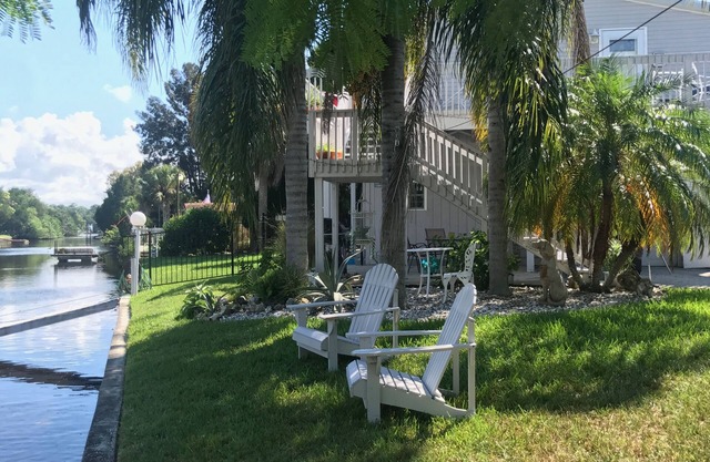 Water front house on canals to Gulf of Mexico