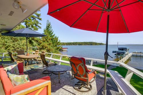Waterfront Gull Lake with Dock Family Friendly!