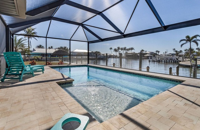 Waterfront Paradise in St. James City – 2BR/2BA with Pool, Dock & Tiki Hut